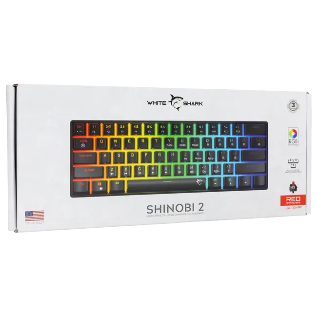 SHINOBI 2 Crna HU - Crveni prekidači