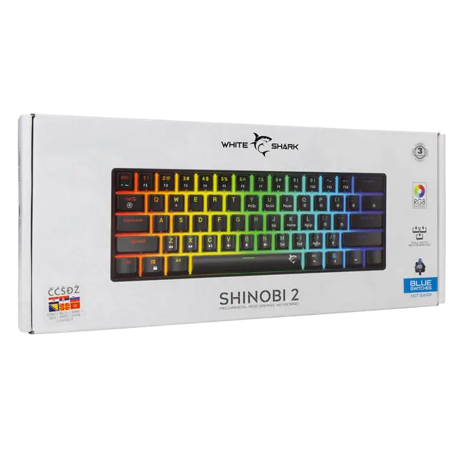 SHINOBI 2 Черен HR - сини превключватели