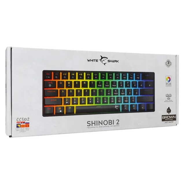 SHINOBI 2 Черен HR - Smeđi превключватели