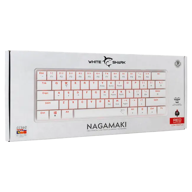 NAGAMAKI Weiß HR - rote Schalter