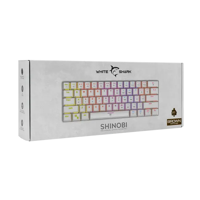 SHINOBI Бял - Smeđi превключватели