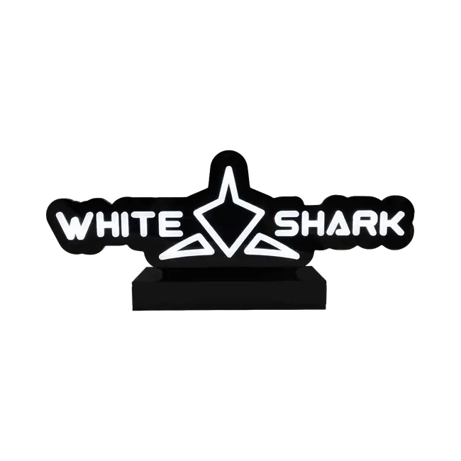 Tisch PROMO LED LOGO Schwarz