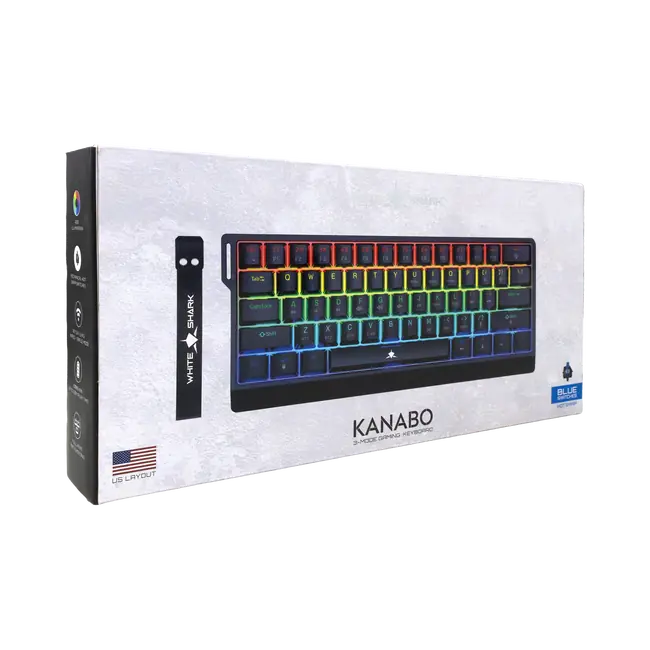KANABO - Crna / Plavi Prekidači / US