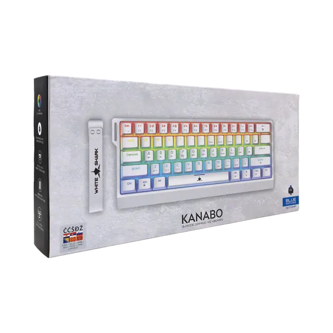 KANABO - Bijela / Plavi Prekidači / HR