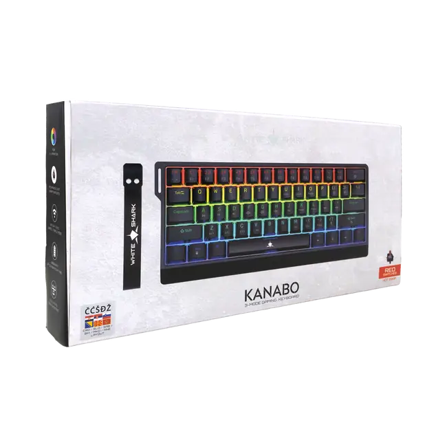 KANABO - Crna / Crveni Prekidači / HR