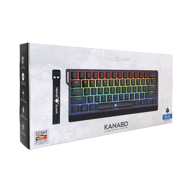 KANABO - Crna / Plavi Prekidači / HR