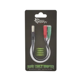 KABEL 3,5mm x2 F. 3Pin - 3,5mm M. 4Pin 0,2M