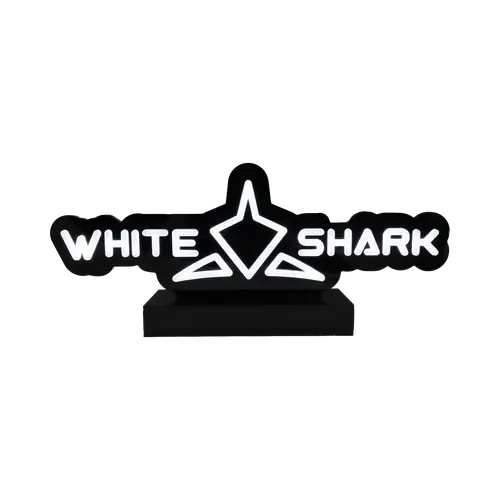 Tisch PROMO LED LOGO Schwarz